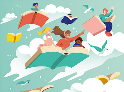 Kids can be inspired to read all year long with these recommended titles.
